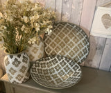 Terracotta Patterned Medium Bowl
