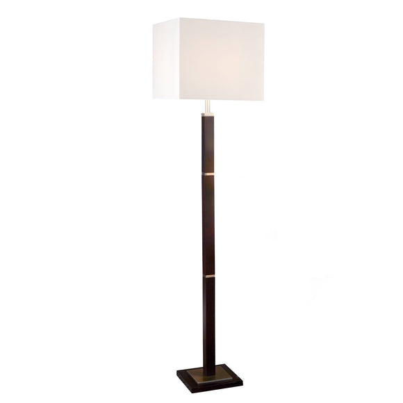Waverley Brown Wood Floor Lamp