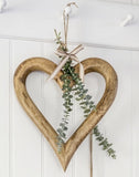 Large Chunky Wooden Heart