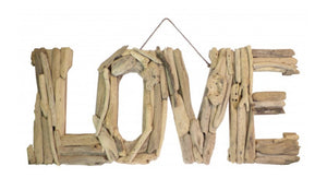 Driftwood LOVE Hanging Sign
