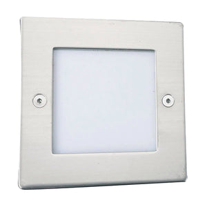 Stainless Steel 9 LED Square Recessed Light
