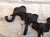 Cast Iron Elephant Multi Hook
