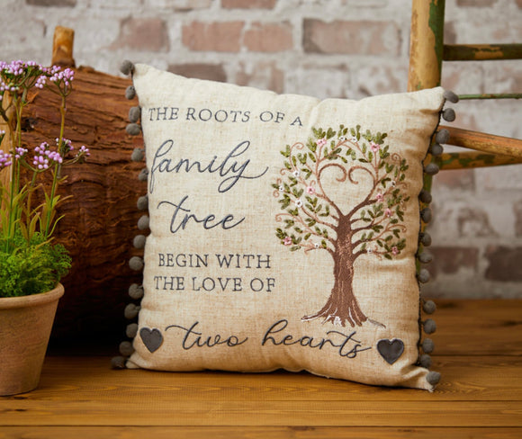 Tree Of Life Family Cushion