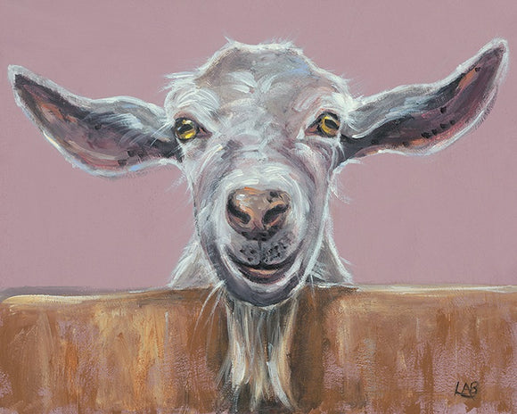 Mr Goat Canvas Picture