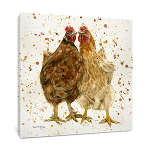 Chicken Around Canvas