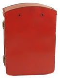 Retro Red Metal Telephone Wall Mounted Key Box