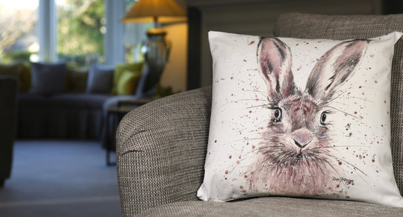 Halo Hare Feather Cushion