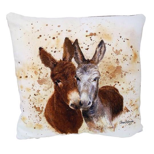 Jack And Vera Donkey Cushion
