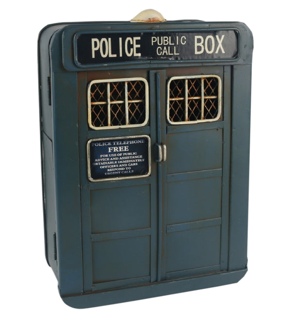Police Box Wall Mounted Key Box