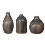 Black Bud Vases Set Of 3