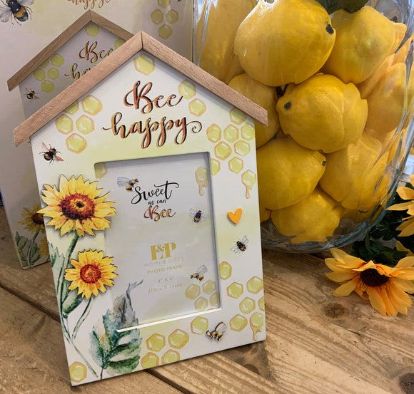 Sunflower And Bee Photo Frame