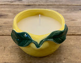 Lemon Shaped Ceramic Scented Candle