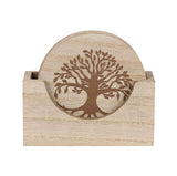 Tree Of Life Engraved Coaster Set