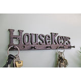Cast Iron ' House Keys ' Hook