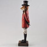 Hunting Fox With Traditional Vintage Dress Complete With Eye Glas
