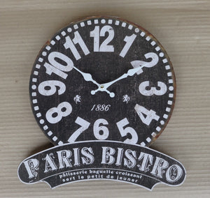 Paris Bistro Wall Clock