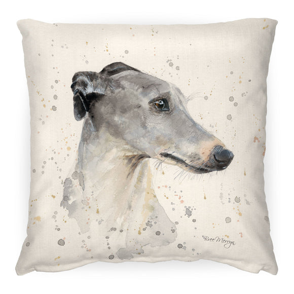 Georgie Greyhound Dog Cushion