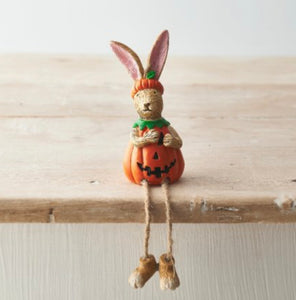 Pumpkin Rabbit Shelf Sitter