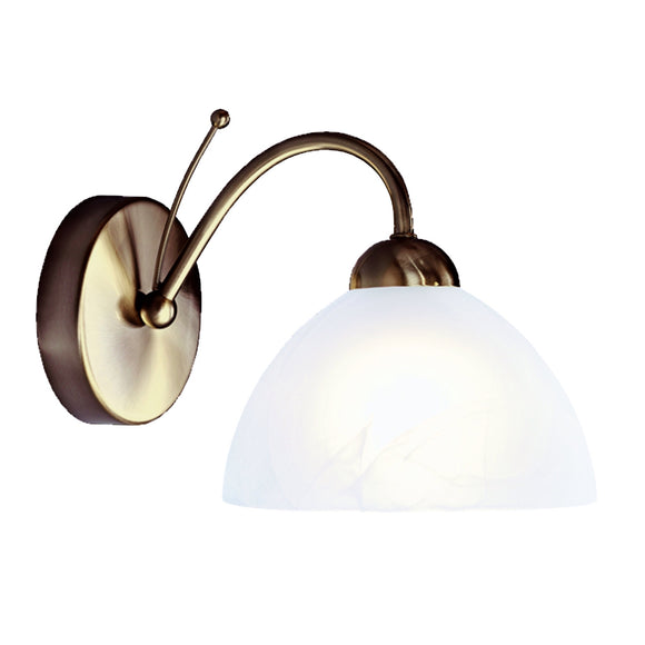 Wall Light In Antique Brass Finish