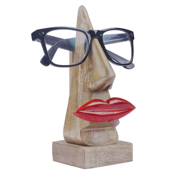 Glasses Holder With Red Lips