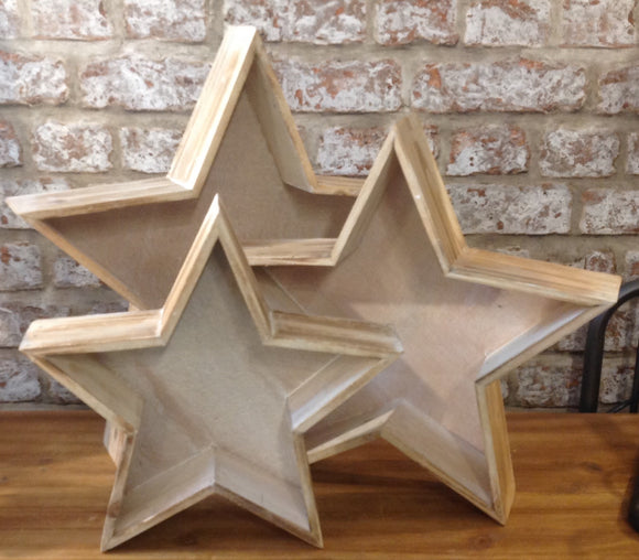 Small Wooden Tray Star